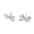 AS jewelry studs hot selling bow earrings women's gold-plated zircon earrings era239
