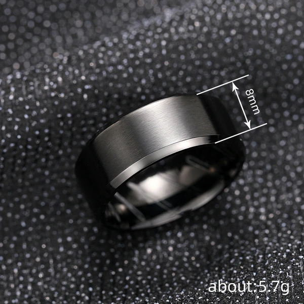    Hot selling simple ring with inner oblique texture carving design, fashionable and popular