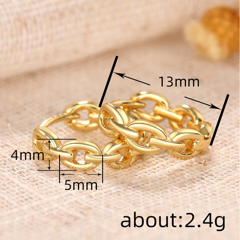  European and American French temperament earrings for women classic simple geometric earrings fashionable minimalist trend earrings