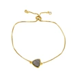 Hot selling triangle pendant bracelet female niche light luxury high-end gold-plated bracelet brc54