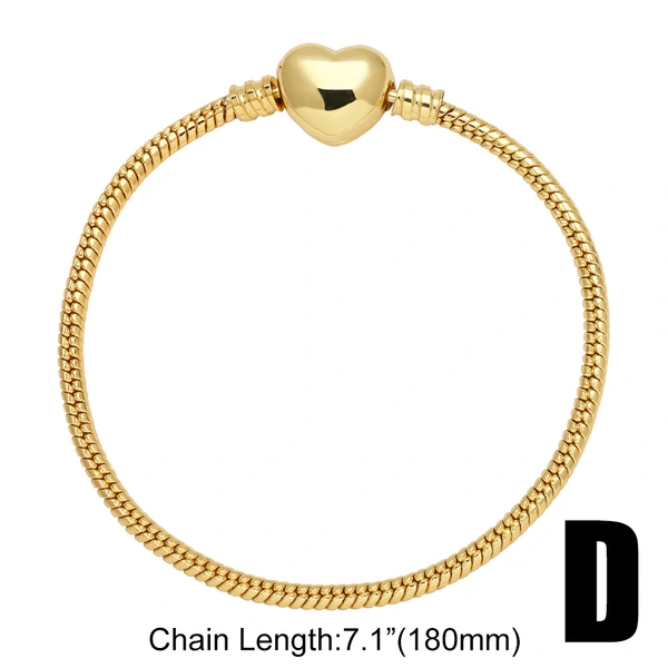 AS jewelry 26 letters pendant bracelet female gold-plated love hand jewelry bracelet brc19