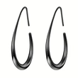 Commuter style workplace simple and elegant texture earrings for women French temperament Internet celebrity style fashion popular style