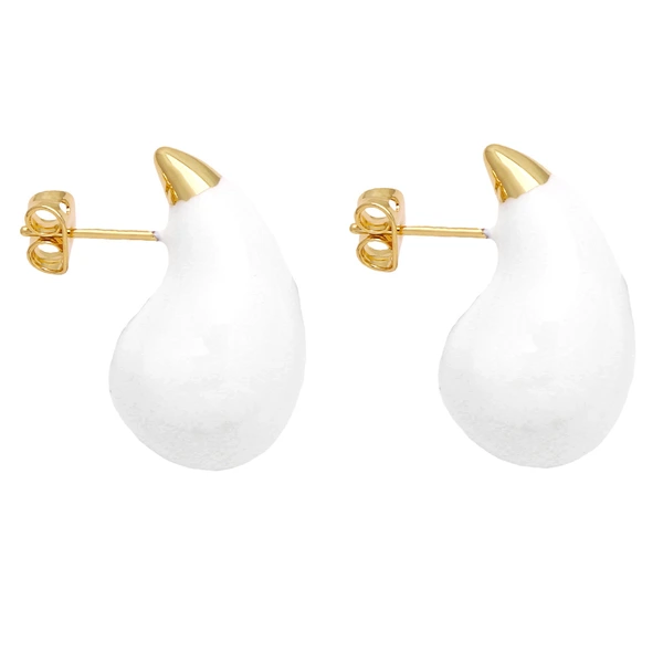 European and American simple fashion water drop earrings female niche design high-end oil drop earrings earrings accessories erv89