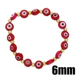 European and American retro Turkish devil eye bracelet 6mm color eye bracelet lucky bracelet brg95