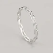  Classic simple plain ring female geometric lines wrapped twist design fashion minimalist popular ring