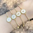 Clearance hot sale fashion versatile bracelet geometric lightning heart adjustable bracelet brg84