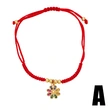 European and American fashion Madonna braided bracelet female niche design flower crown animal pendant bracelet brk95
