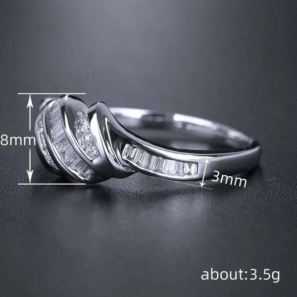  Popular personality index finger pinky ring niche design girls Christmas gift temperament irregular design ring