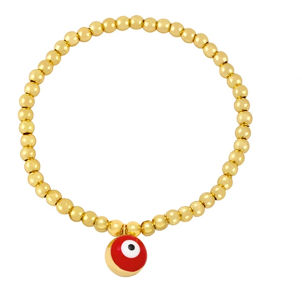 Clearance bracelet women's evil eye bracelet fashion beaded elastic bracelet evil eye brj43