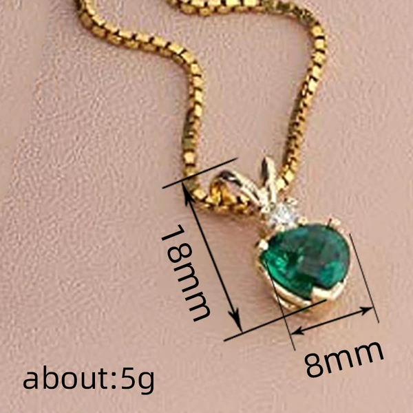   Hot selling necklace with retro crown heart-shaped pendant, high-end fashion and hot selling women's necklace