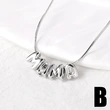 AS jewelry Europe and the United States hot selling Mother's Day English letter mom pendant necklace clavicle chain female nkb604