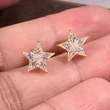 Attendance exquisite star earrings for women daily simple fashion accessories y2k sweet style personality