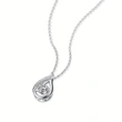  Live streaming hit teardrop-shaped necklace, high-end hollow design, geometric pendant, versatile and smart money accessories