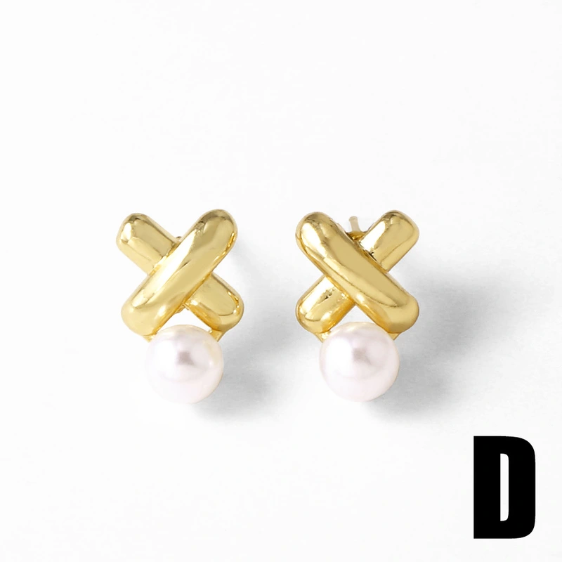 AS jewelry Europe and the United States hot selling pearl panda strawberry cherry earrings female gold-plated earrings earrings female ern22