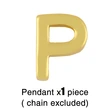 Jewelry 26 English letters necklace personality simple glossy letter pendant clavicle chain female nks17