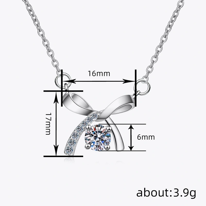   Hot selling bow necklace for women, geometric round pendant necklace, lady style, sweet skirt accessories