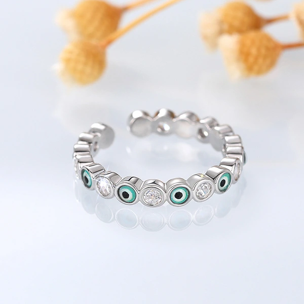   Internet celebrity hot-selling ring female open adjustable oil drop ring personality niche jewelry