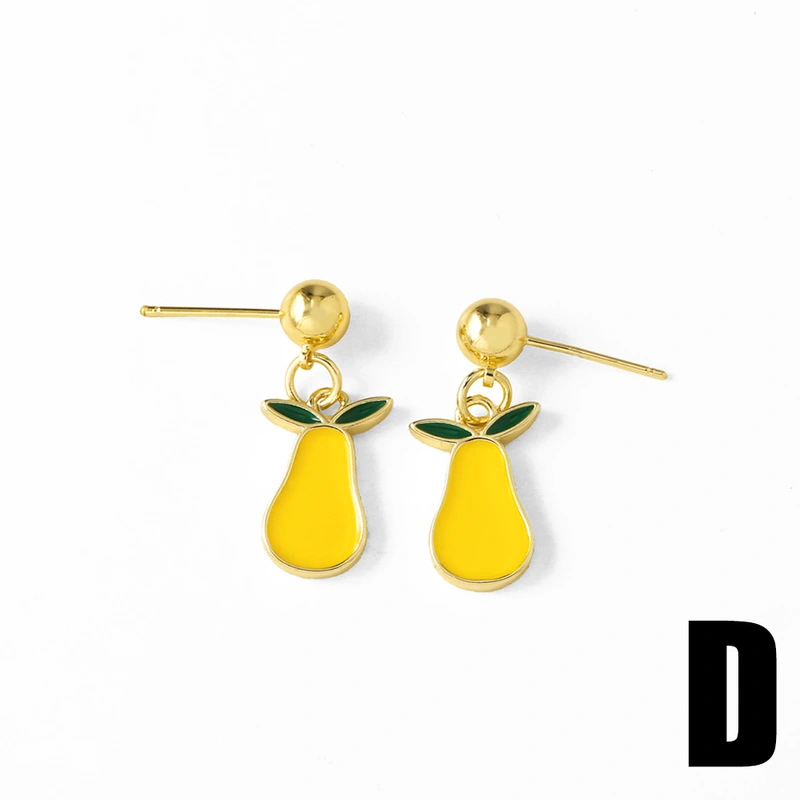 AS jewelry hot selling oil drop fruit cherry lips pendant earrings earrings female erw60 ring