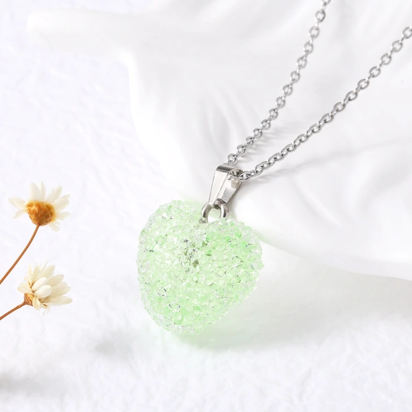 AS jewelry hot selling love pendant necklace niche design peach heart gold-plated clavicle chain nkz87