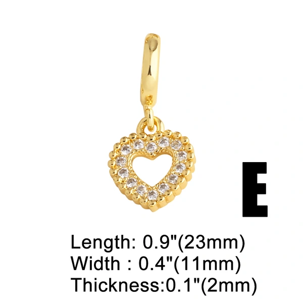 AS jewelry Europe and the United States hot selling copper plated real gold love heart shaped pendant bracelet hand jewelry brn30 bracelet