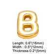 AS jewelry hot selling 26 English letters belt bracelet diy gold-plated hand jewelry female brg78