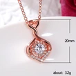 European and American celebrity pendant necklace with diamond and zircon heart-shaped necklace for women, trendy niche design, simple clavicle chain