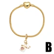 AS jewelry hot selling wings high heels pendant bracelet gold-plated oil drop coconut tree hand jewelry brf25