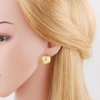 New irregular earrings personality versatile gold-plated round earrings earrings for women wholesale era222