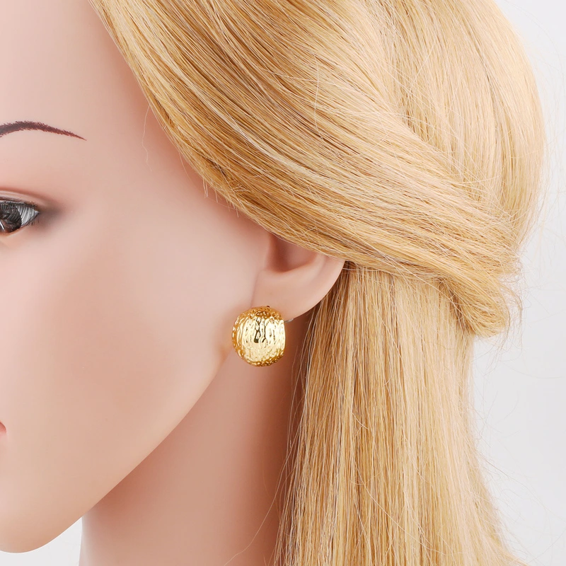 New irregular earrings personality versatile gold-plated round earrings earrings for women wholesale era222