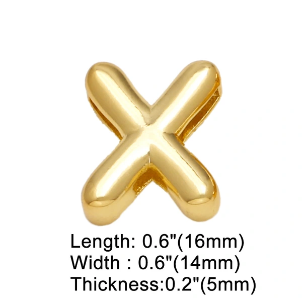 AS jewelry hot selling 26 English letters belt bracelet diy gold-plated hand jewelry female brg78