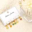 Clearance new earrings set European and American fashion temperament butterfly earrings six-piece earrings era136