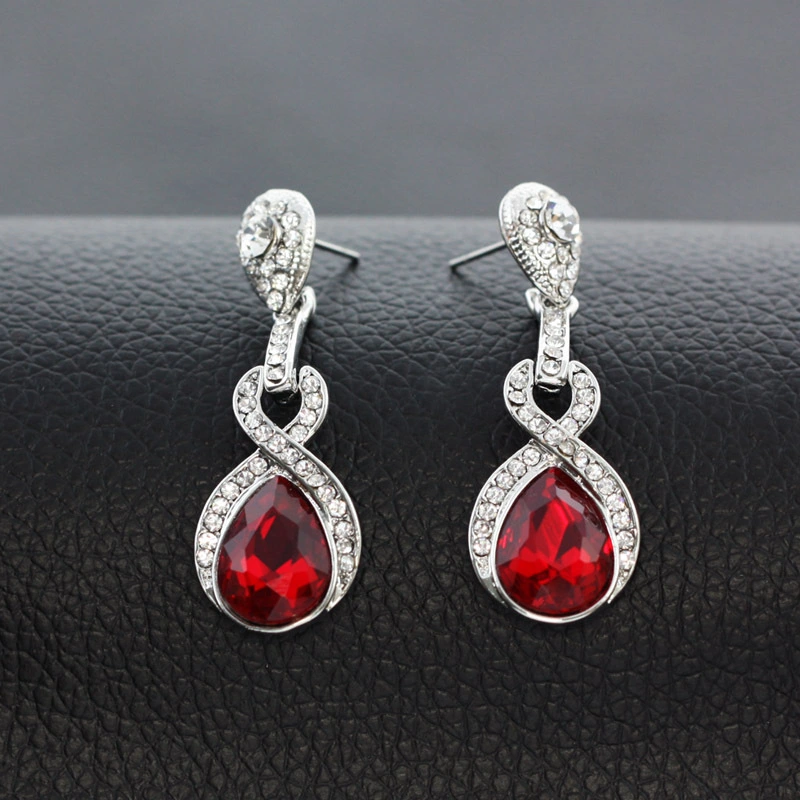 AS jewelry European and American fashion simple bridal wedding earrings temperament all-match personality water drop earrings earrings erj06