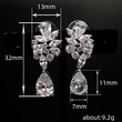 Exquisite design 2023 new earrings short temperament water drop earrings female bride wedding earrings