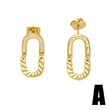 TM new full zirconium water drop earrings niche light luxury gold-plated earrings earrings jewelry wholesale era166