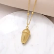 Jewelry elephant gold-plated necklace female chestnut bear smooth hip-hop pendant clavicle chain nkr21