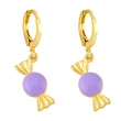 Clearance European and American candy oil drop earrings Internet celebrity niche design simple temperament earrings earrings erx97