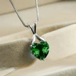   Hot selling new style heart-shaped pendant European and American versatile necklace simple floral box chain necklace