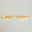  European and American fashion leaf wheat ear earrings exquisite personality simple earrings for women daily matching earrings
