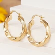 Pinxixi's hot-selling earrings for women, double-sided electroplated design, trendy and cool girl accessories