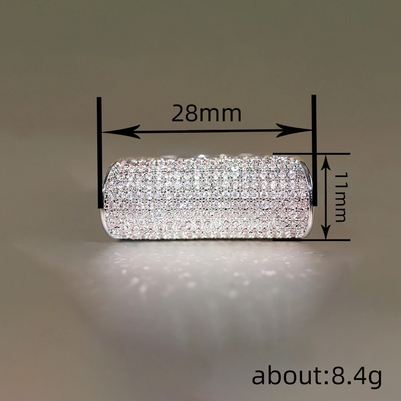 Special-shaped exquisite full diamond ring for women, noble design ring, flower, luxury dress, exquisite jewelry