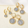 AS jewelry European and American new retro Virgin Mary pendant earrings earrings earrings female err45