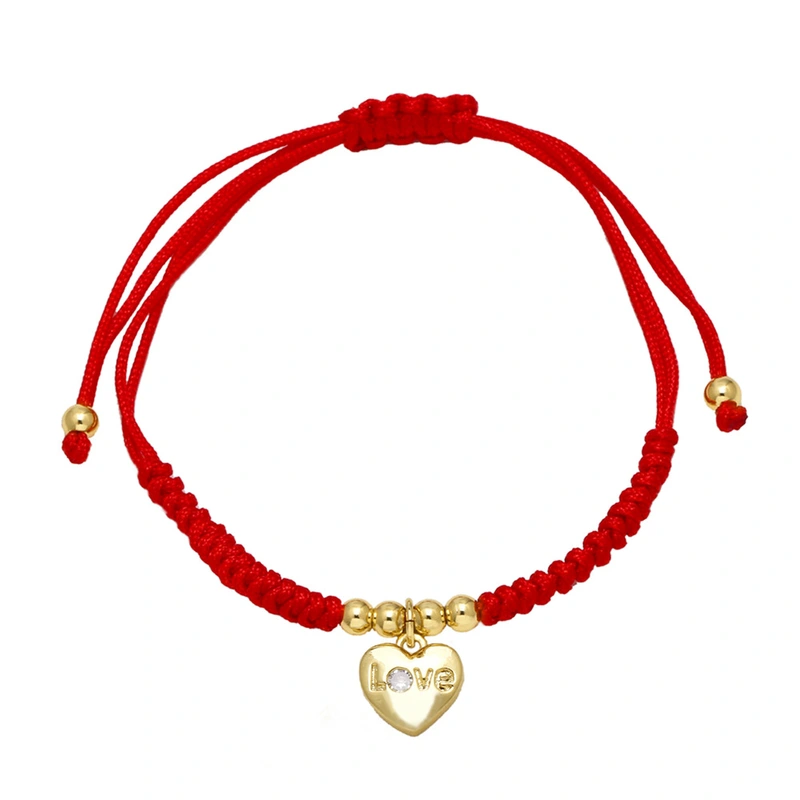 AS jewelry Europe and the United States best-selling color bracelet gold-plated 18k gold love peach heart pendant bracelet bracelet brd99