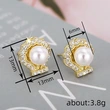  Hot selling earrings for women, shell water shell imitation pearl earrings, elegant and exquisite daily jewelry for ladies
