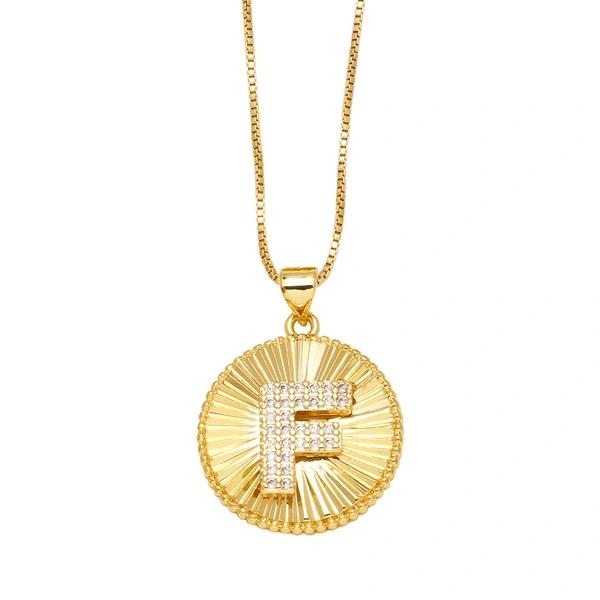 AS jewelry new hot selling 26 English letters pendant necklace clavicle chain nkb785 necklace