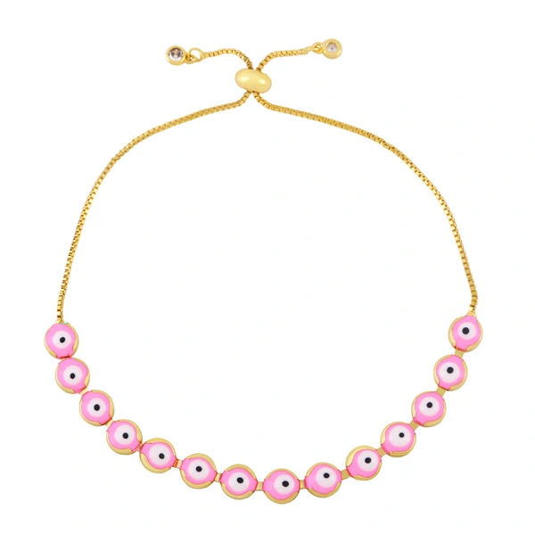 Hot selling Bohemian retro evil eye bracelet female adjustable ethnic style hand jewelry bre71