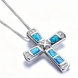   Hot selling metal oil painting necklace imitation opal design necklace niche personality network celebrity style jewelry