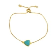 Hot selling triangle pendant bracelet female niche light luxury high-end gold-plated bracelet brc54