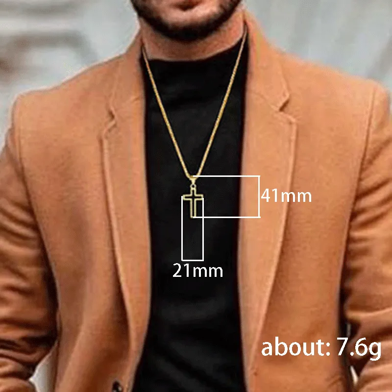 Source European and American high-end necklaces for men and women, simple and fashionable pendant jewelry wholesale