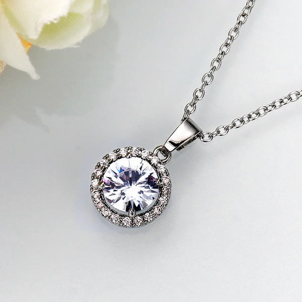 New hot selling pendant fashion necklace group inlaid zircon pendant birthday gift female wholesale