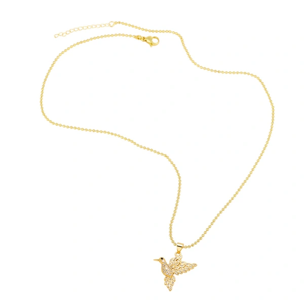 AS jewelry Europe and the United States hot selling copper plated 18k gold bird pendant necklace clavicle chain nkb016 necklace